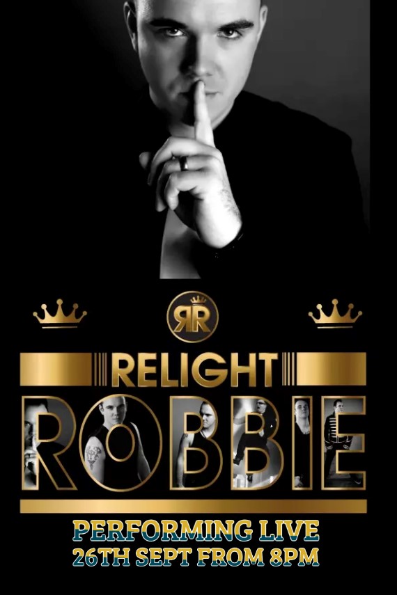 RELIGHT ROBBIE APRIL - Made with PosterMyWall